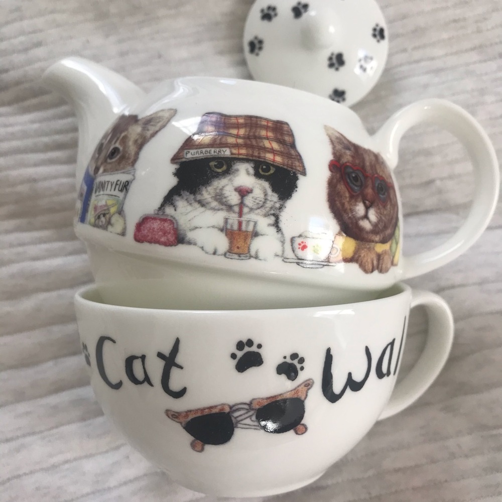 Animal fashions Roy Kirkham English Full Tea Set